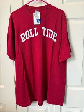# Gildan Men's 2XL Crimson 'ROLL TIDE' Short-Sleeve Tee